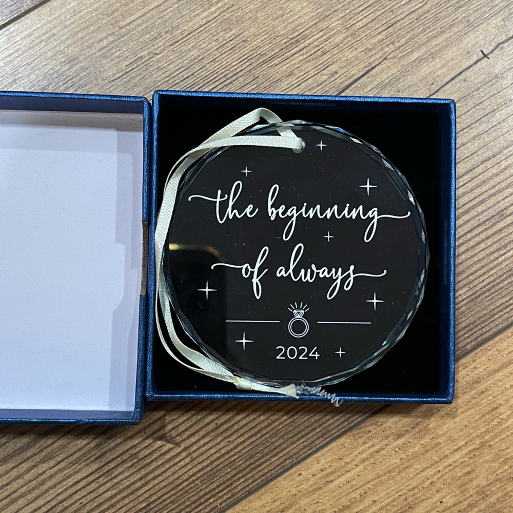 2024 Engagement/ Wedding Ornament